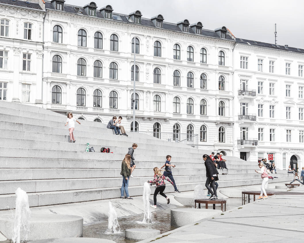 cobe israel plads exterior fountains cobe israel plads exterior fountains