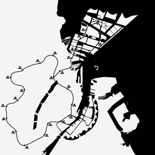 cobe nordhavn map project diagram