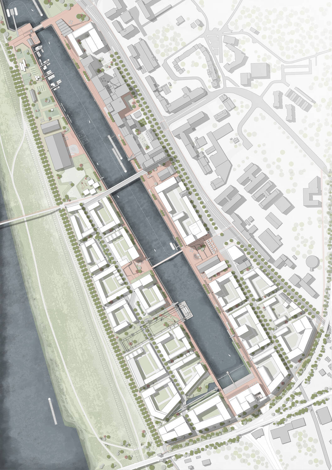 cobe deutzer hafen plaza cobe deutzer hafen plaza