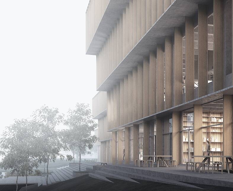 cobe aau science and innovation hub render cobe aau science and innovation hub render