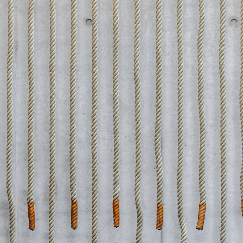 cobe adidas halftime room ropes detail cobe adidas halftime room ropes detail