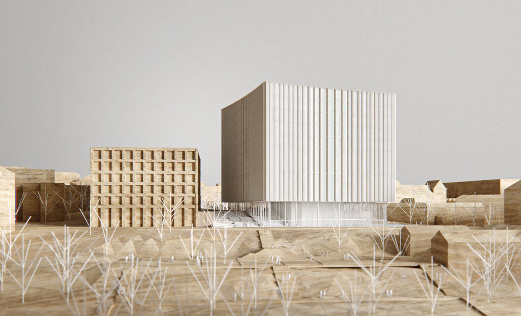 cobe goteborg university library model cobe goteborg university library model