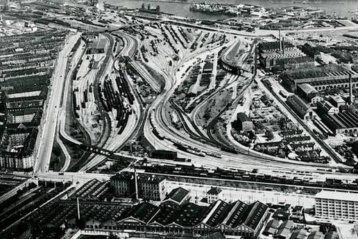 cobe jernbanebyen 1940s aerial cobe jernbanebyen 1940s aerial