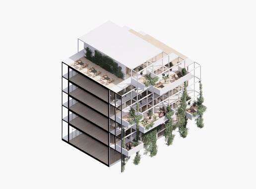 cobe jernbanebyen green noise barrier residental cobe jernbanebyen green noise barrier residental
