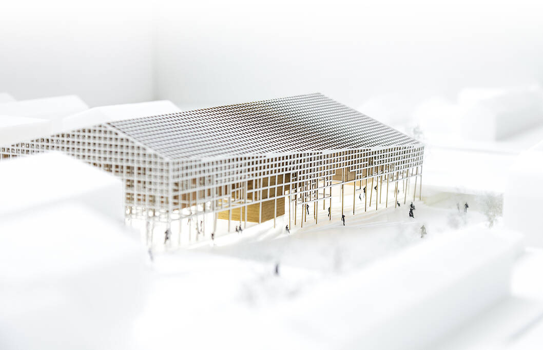cobe koge culture house model cobe koge culture house model