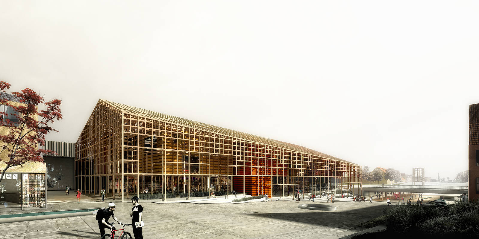 cobe koge culture house exterior cobe koge culture house exterior