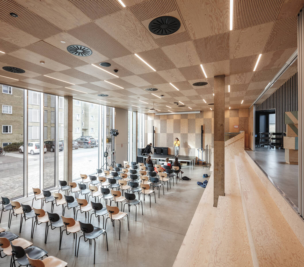 cobe tingbjerg library interior 08 cobe tingbjerg library interior 08
