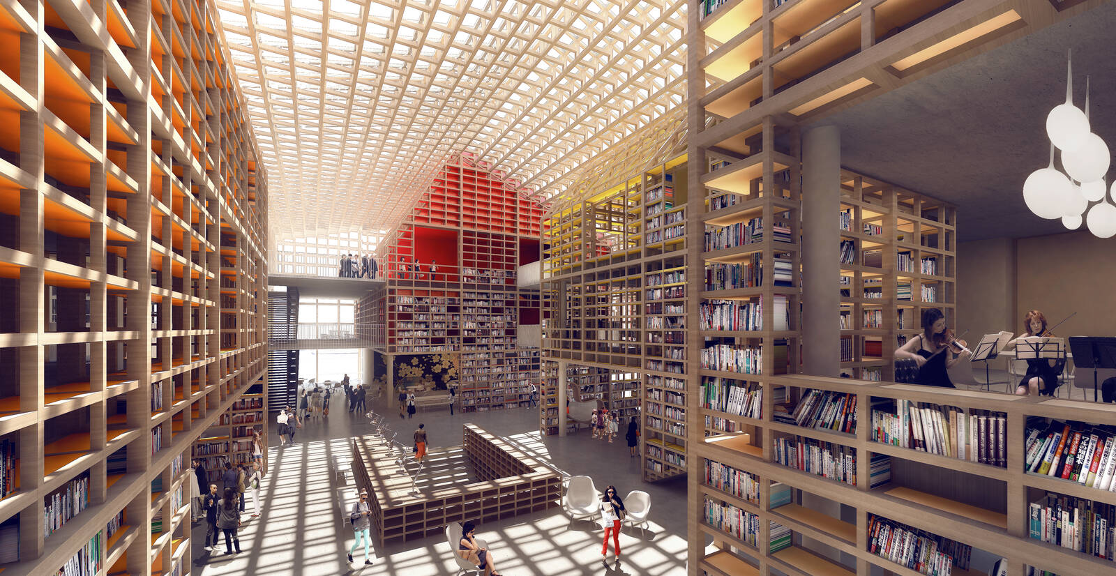cobe koge culture house interior cobe koge culture house interior