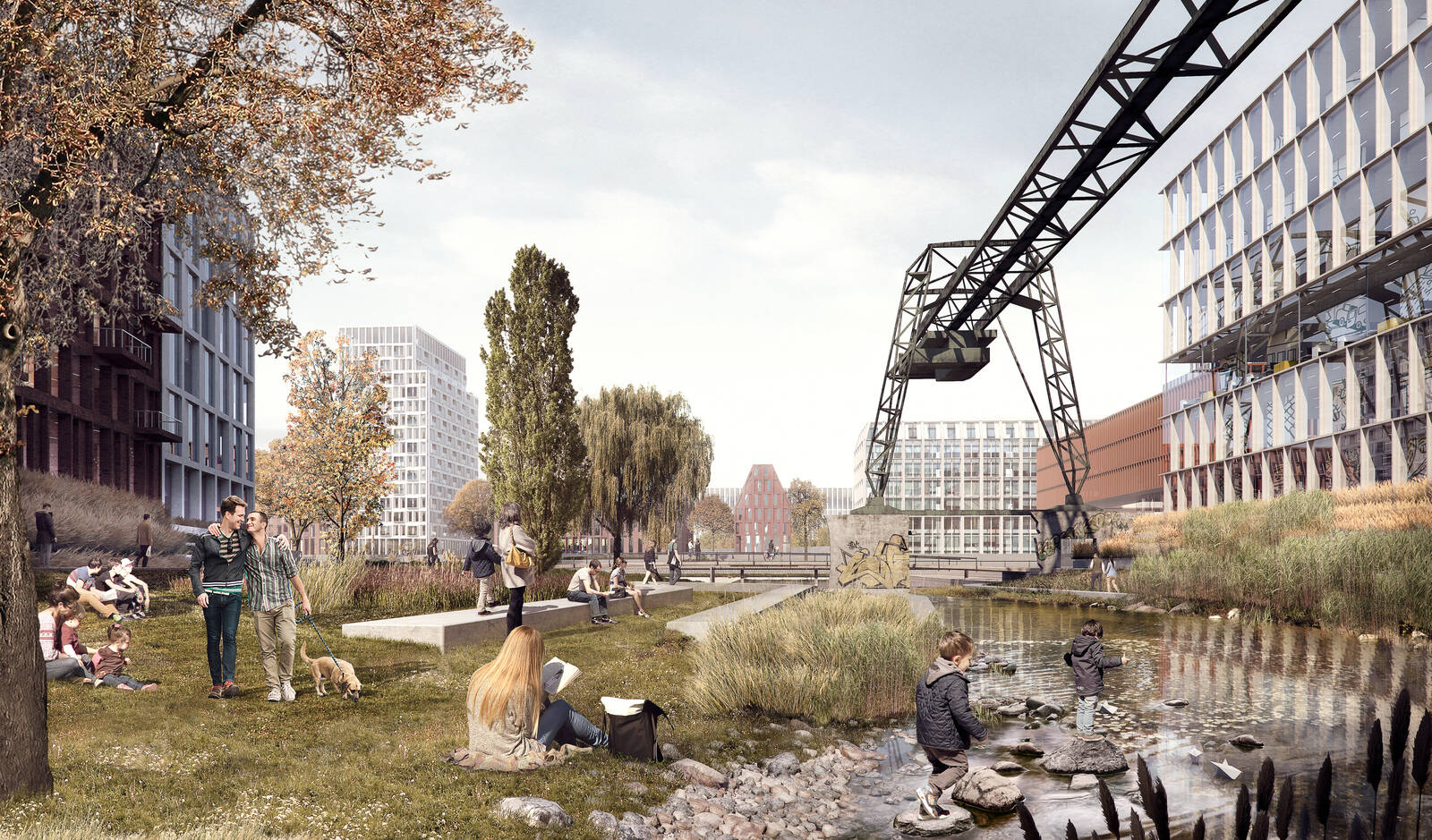 cobe deutzer hafen banks cobe deutzer hafen banks