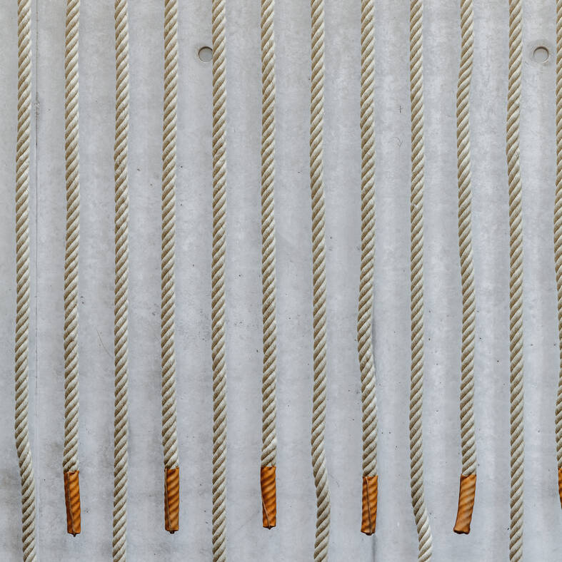cobe adidas halftime room ropes detail cobe adidas halftime room ropes detail