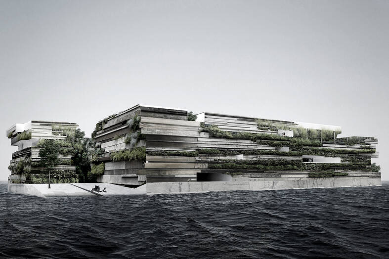 cobe kronlob island exterior cobe kronlob island exterior