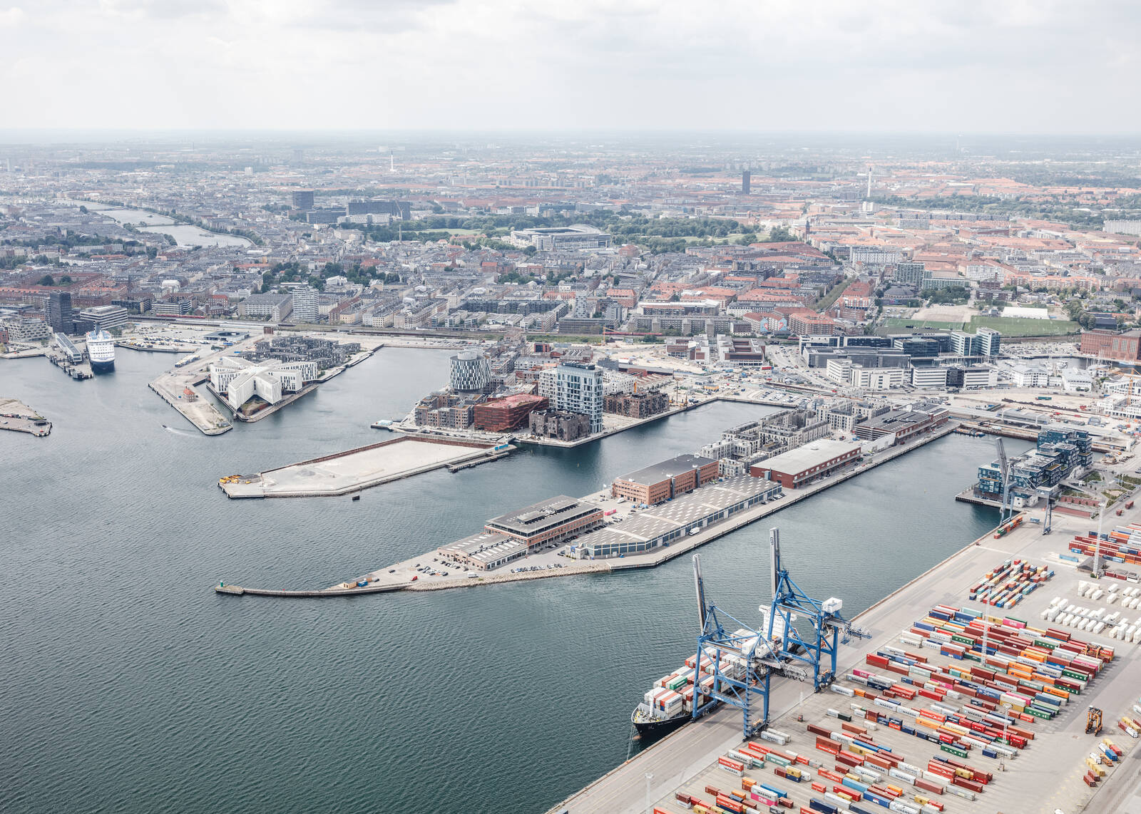 cobe nordhavn panoramic view containers cobe nordhavn panoramic view containers