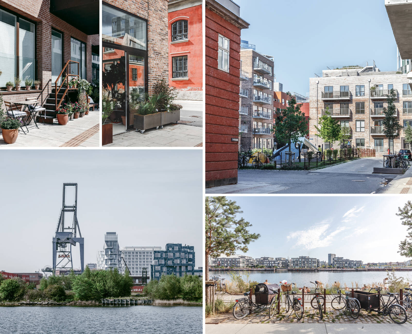 cobe nordhavn collage cobe nordhavn collage