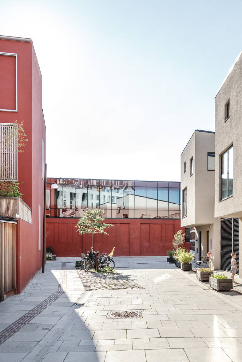 cobe nordhavn red houses cobe nordhavn red houses