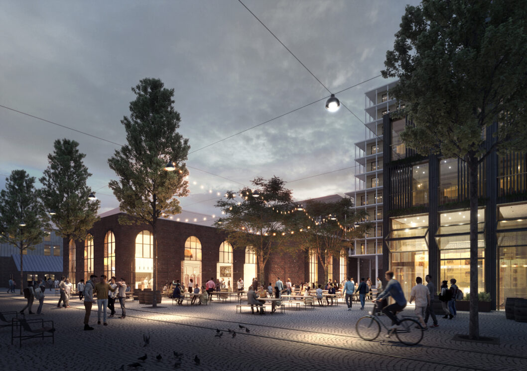 430 cobe jernbanebyen refurbished building render 430 cobe jernbanebyen refurbished building render