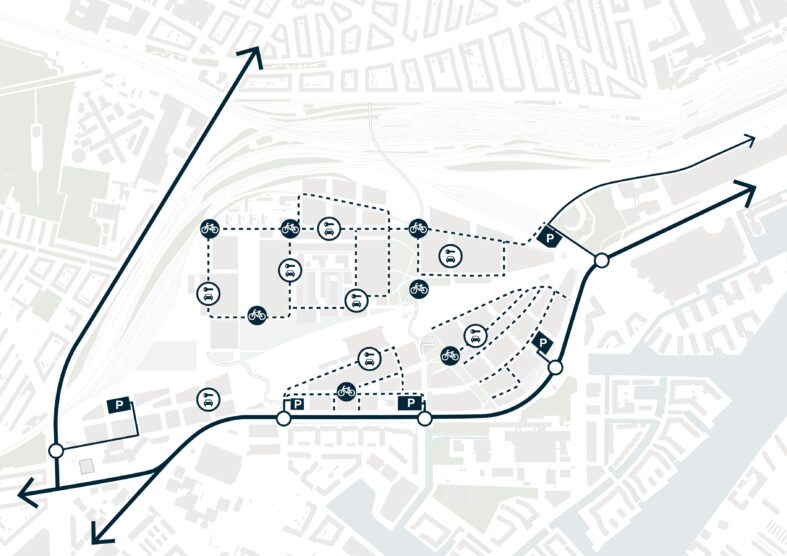 235 cobe jernbanebyen car free city diagram 235 cobe jernbanebyen car free city diagram