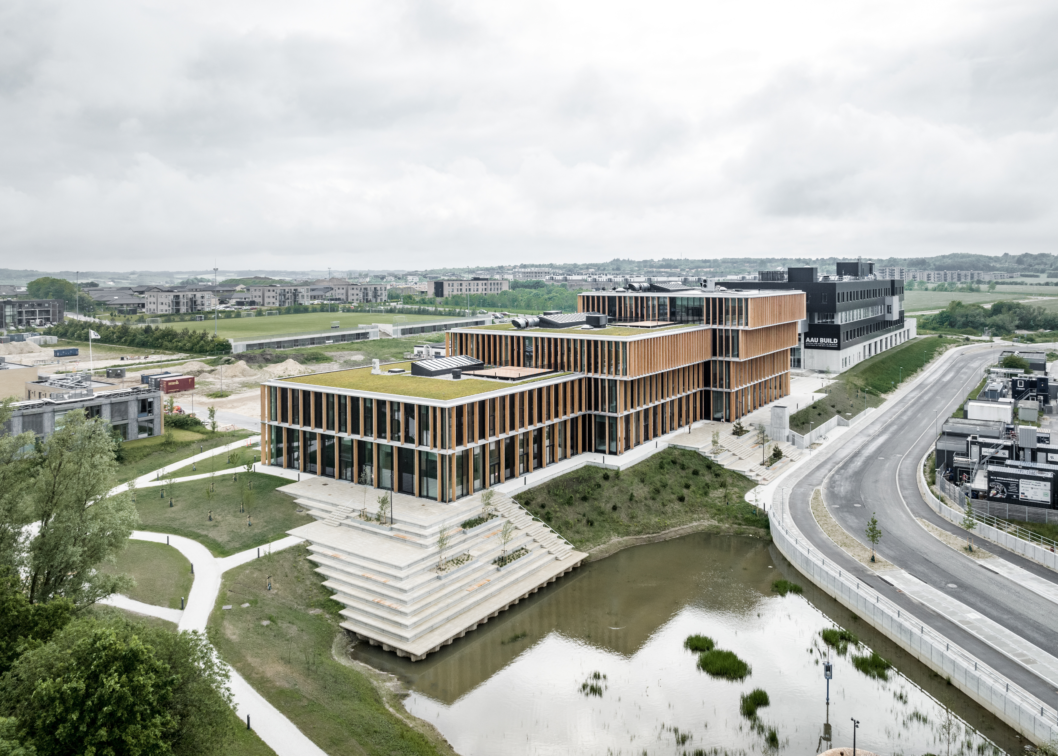150 cobe aau science and innovation hub arial