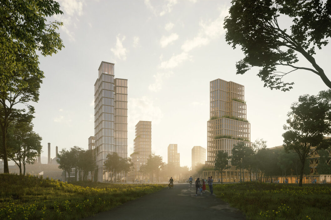 300 cobe jernbanebyen entrance render 300 cobe jernbanebyen entrance render