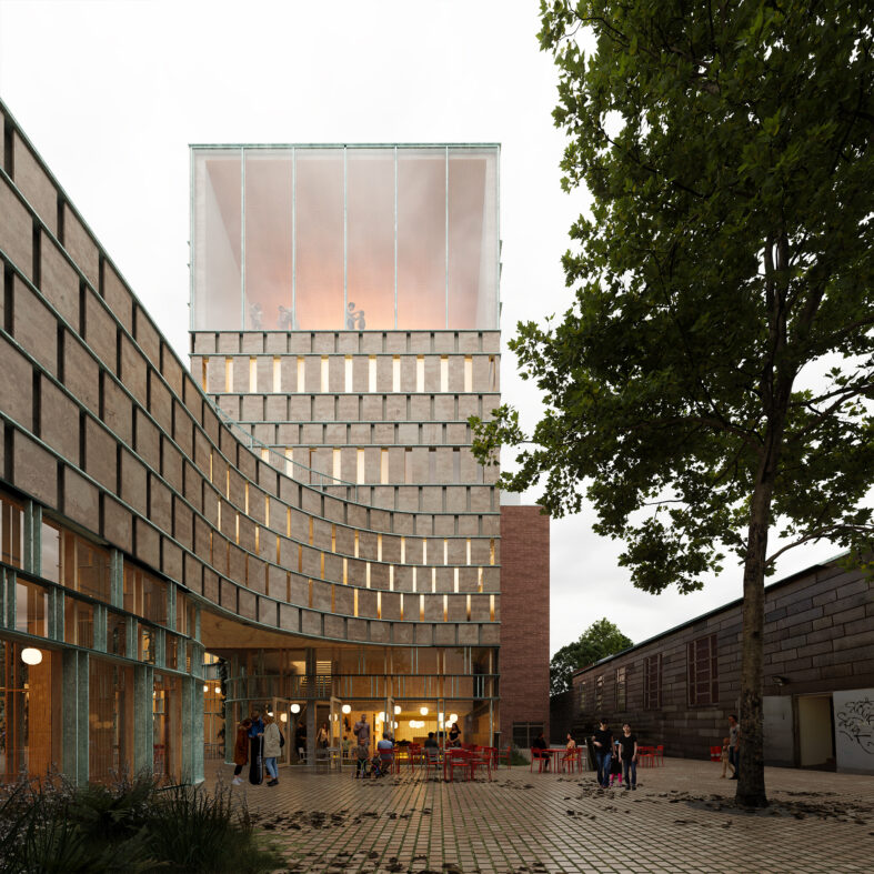 Cobe kultur og musikskolen exterior Cobe kultur og musikskolen exterior